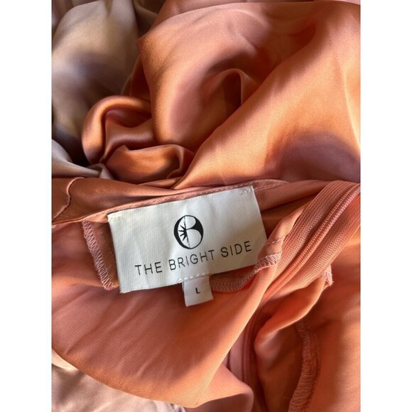 Rocky Barnes The Bright Side Dawn Slip Dress Desert Rose Womens Size Large - Picture 9 of 9